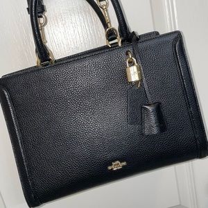 Black crossbody coach